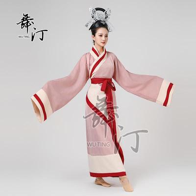 高档舞汀汉舞佳人代曲蹈裾袍服汉踏鼓飞燕同款原垂胡袖覆版舞服舞