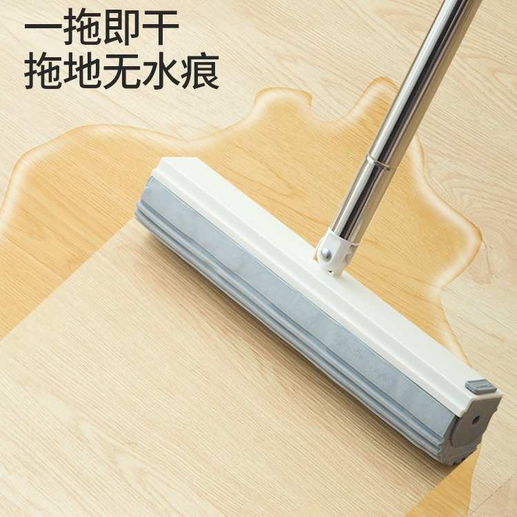 kinbata海绵吸水拖把大号卫生间家用木地板免手洗胶棉一拖净拖把