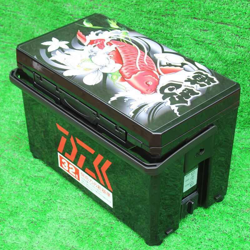 外八字32升钓鱼箱子新款台钓箱配件全套多功能钓鱼用品箱便携裕康