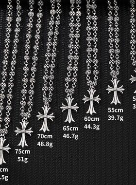 handmade cross necklace from a trendy nightclub brand项链