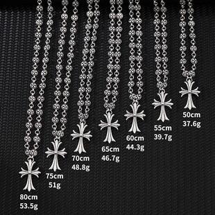 handmade cross necklace from a trendy nightclub brand项链