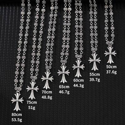 handmade cross necklace from a trendy nightclub brand项链