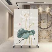 新中式 折叠可移动遮挡屏风简约现代 隔断客厅办公室入户门正对门