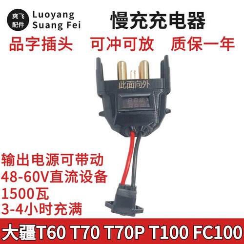 大疆T60 T70 T70P T100 FC100电池慢充充电器可充可放质保一年