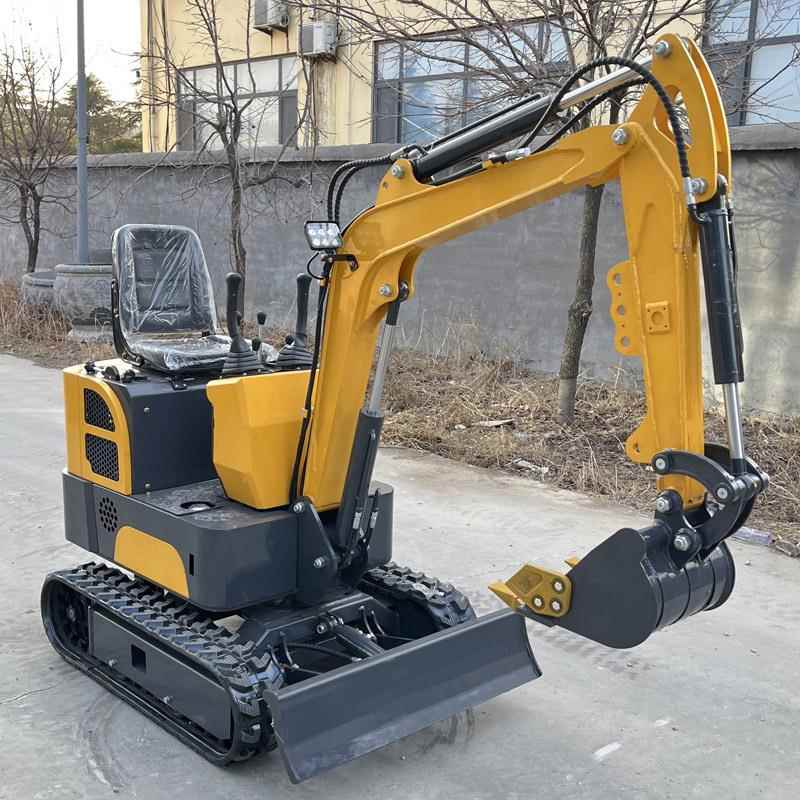 微型挖型掘0机果园农场08型小挖YT-08机工1程7型勾机室内破碎2小