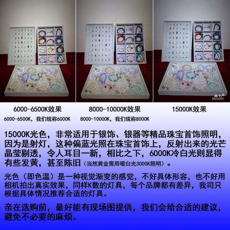 银饰店蓝光LED射灯30W银器店10000K 12000K 15000K 18000K射灯泡