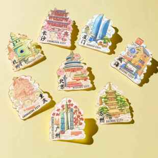 Refrigerator magnet Shanghai souvenir souvenir refrigerator