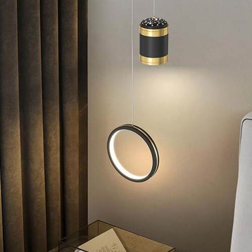 星空投影高级感卧室床头灯梯楼道关小玄吊灯餐厅吧台吊过288线灯