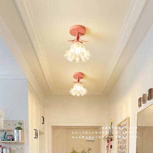 走廊过道灯现代简约阳台吸顶灯入户玄关灯法式卧室衣帽间灯具167L