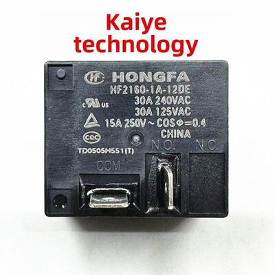 宏发工厂空调继电器Hf2160-1A-12De 12V 30A 40A 4针全新原装
