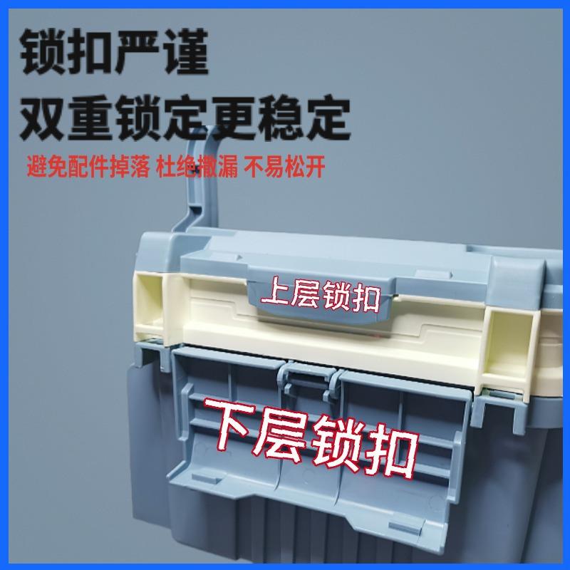 新款直销路亚钓箱插竿可坐加厚海钓矶钓便携式收纳箱双层路亚箱