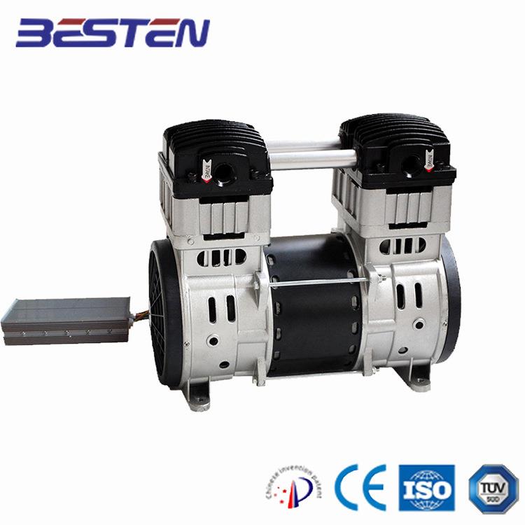 1HP750W直流无油空气压缩机车用打气泵火车直流空压机DC80V72V110