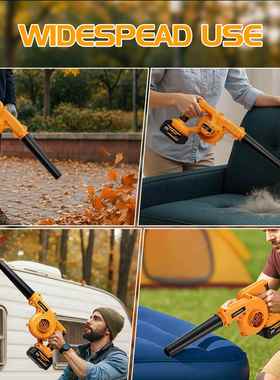 跨境爆款吹两用鼓功率风机手持暴风吹尘吹叶机大ECI工业锂电吸吹