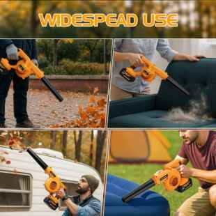 功跨境爆款 率吹吸两用大鼓风手持暴风吹尘吹叶机工IIL业锂电机吹