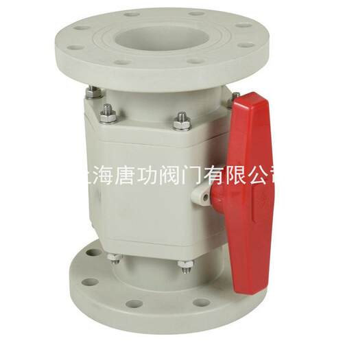 PPH法兰球阀耐压耐高温耐腐蚀耐酸碱化工GQ41F-10S高强塑胶球阀