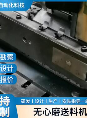 无心磨送料机自动上料机排料机无心磨床自动供料设备非标机械定做