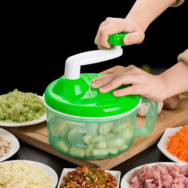2.5加大搅馅机蒜泥器绞肉机手动绞馅菜包饺子器家用料理机 五刀