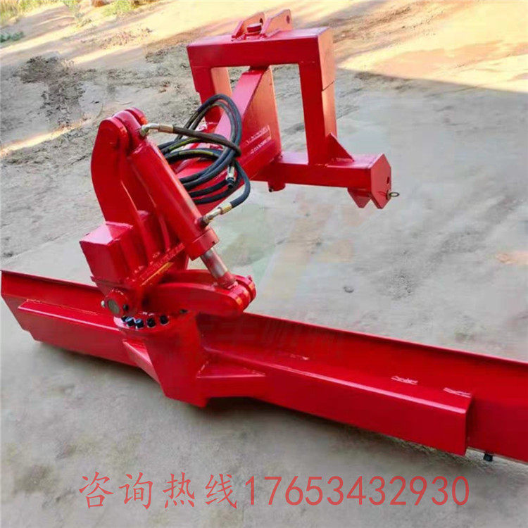 刮平机四轮带液压加重刮板平地机 农用土壤整地机 土地开荒整平机