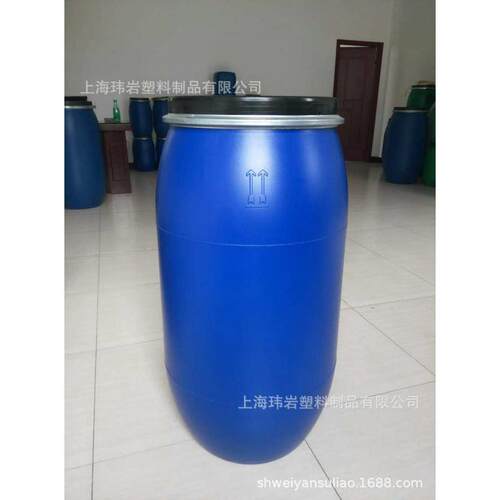 HDPE加厚160L塑料桶全新料桶食品级法兰桶大口桶60L 120L抱箍桶