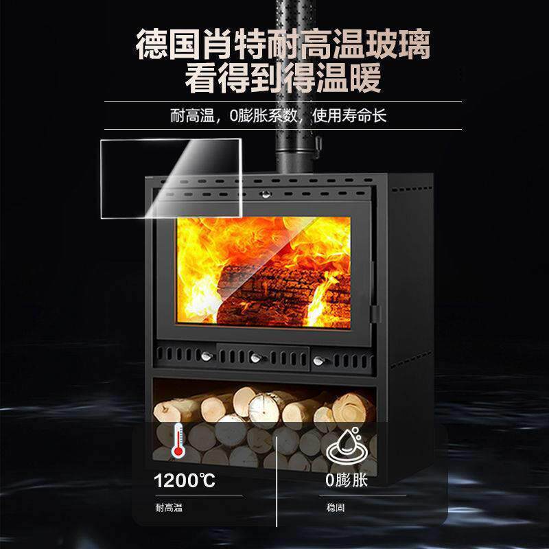 复村古欧式火壁炉燃柴木真火取暖炉烧火民宿别墅农JLQ柴火炉室内