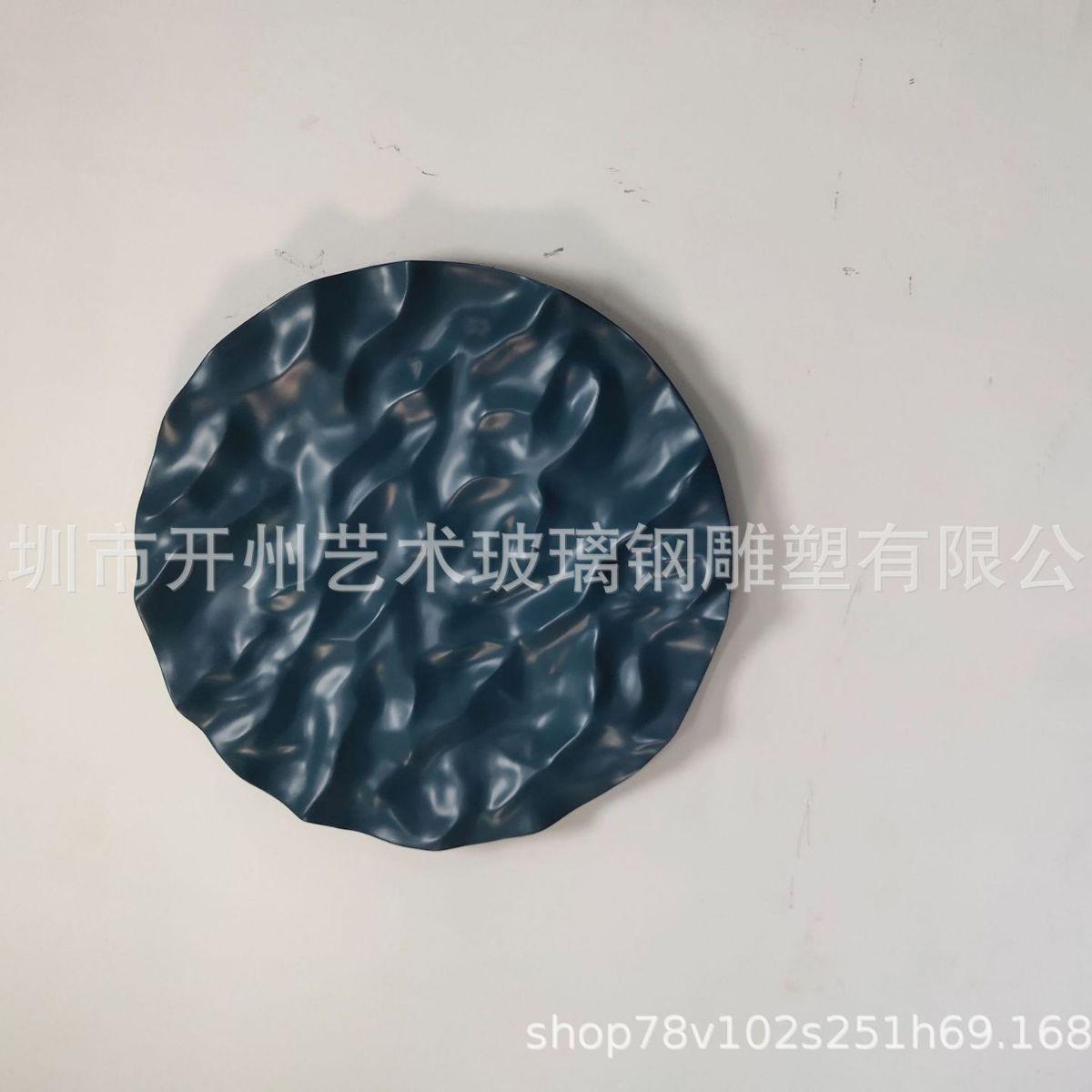 抽象圆盘雕塑创意软装饰品酒店大堂装置艺术品样板房大型落地摆件