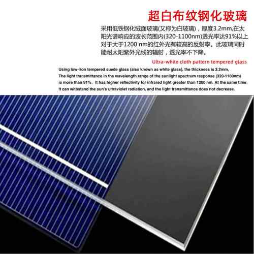 40W多晶太阳能板投光灯监控专用足功率发电弱光阴天路灯光伏组件