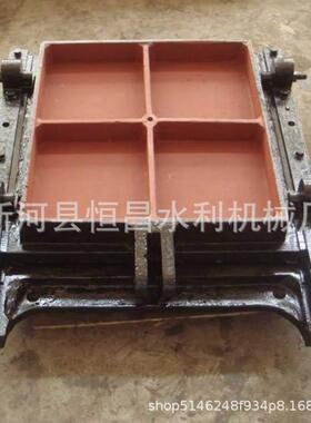 启闭机闸门-铸铁闸门1*1.2.1.8m4m4.5m铸铁镶铜闸门 一体铸铁闸门