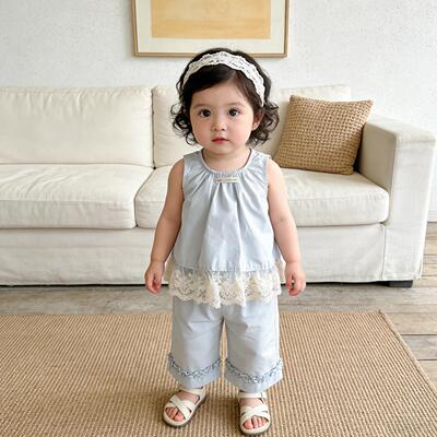 一岁女童夏装2026新款小套装薄款婴儿小女孩女宝宝独特漂亮的衣服