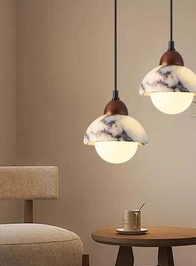 后现代简约大理石吊灯轻奢餐厅餐桌灯咖啡厅吧台吊灯卧室床头灯具