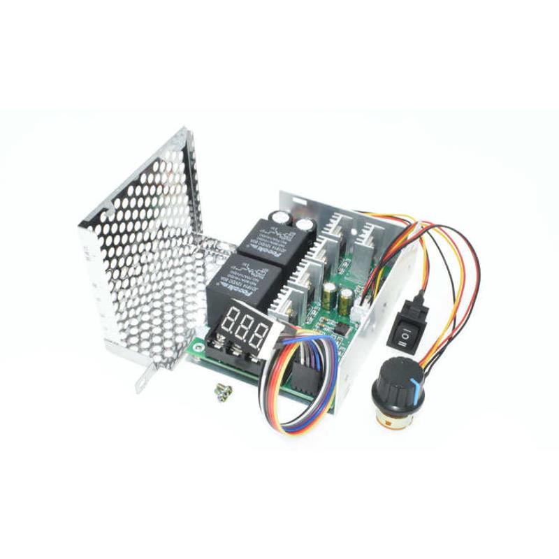 双向 倒顺 电机/马达调速器 无极驱动开关 数显转速表 12V24V36V