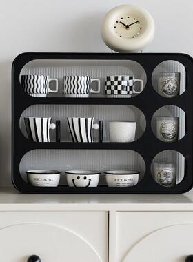 Nordic Sense北欧杯架展示架桌面餐边柜台面简约铁艺置物柜收纳层