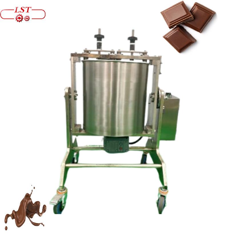 巧克力研磨设备研磨可可碎25L小型立式石磨机成都耐斯特工厂供货