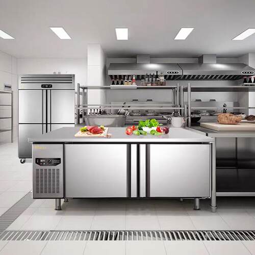 出口商用工作台冰柜undercounter freezer不锈钢冷藏卧式fridge