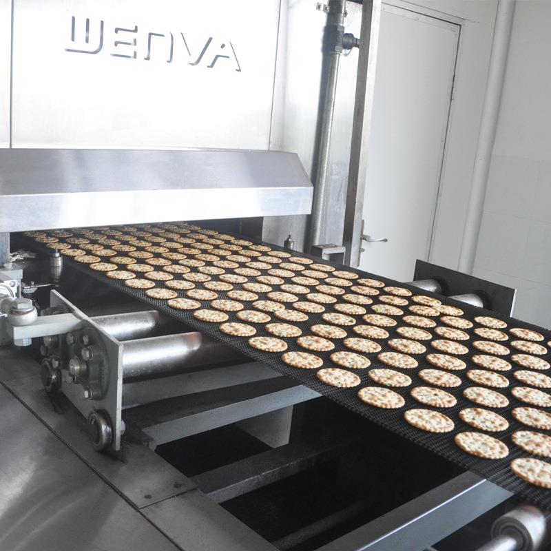 商用全自动荣华饼干机械薄饼生产线隧道高温烤炉循环热风电热烤炉