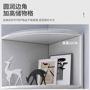 沛转角边柜墙角角柜储物柜书柜餐厅落柜客厅268翔三角收纳柜角柜