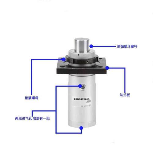 SMC止动阻挡气缸RSDG32/40/50-10/15/20/25/30-D/B/T/BF/TF/BK/TK