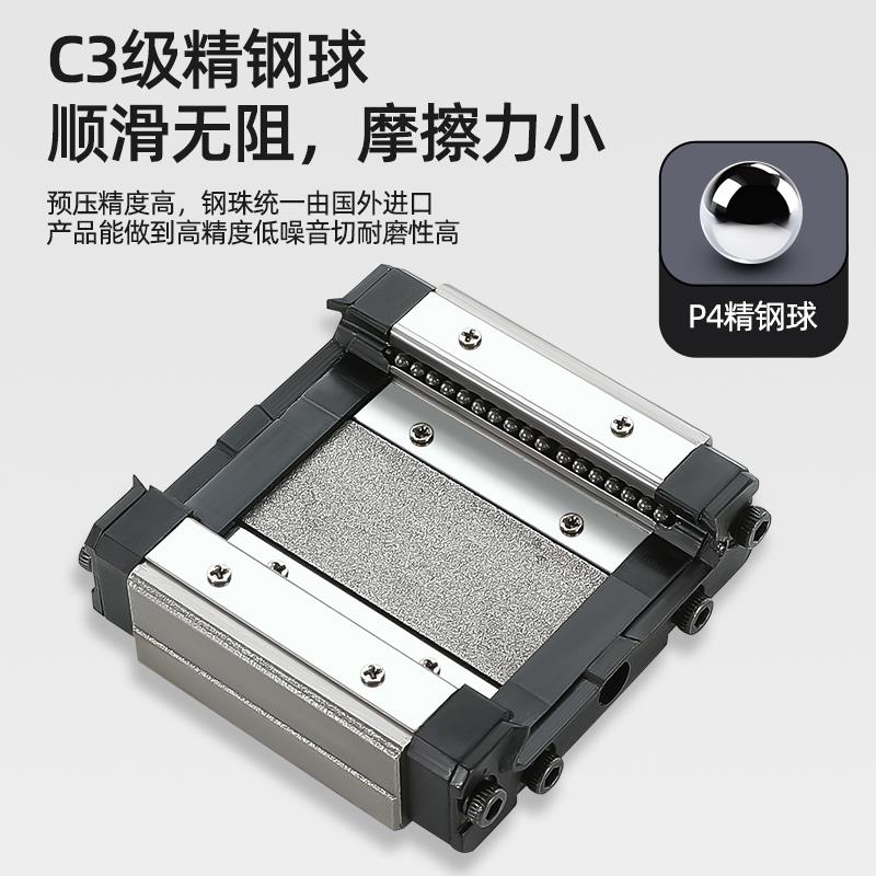 德国直线导轨线轨滑块宽幅WEW/WEH17/21/27/35/50CA方形C法兰