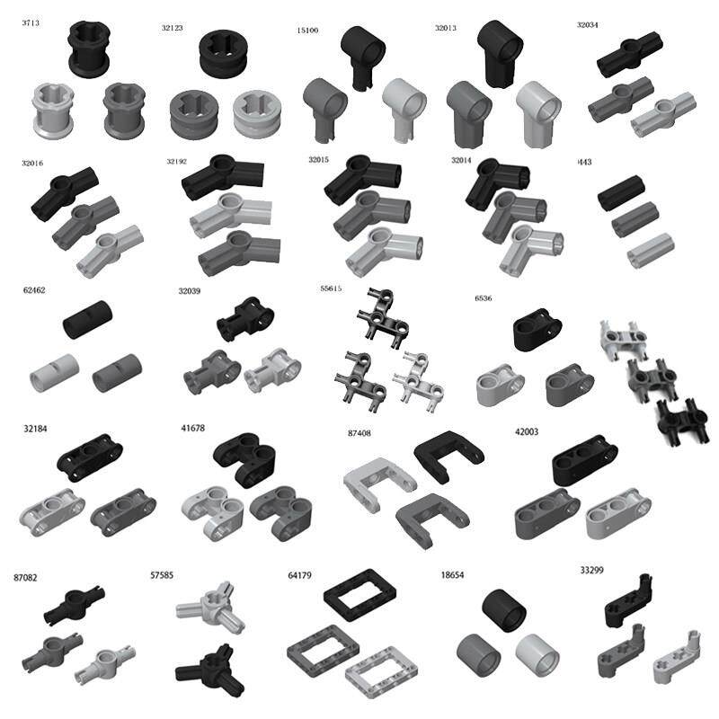 Technical Part Axle bushing pin Connector Peg Cross Building