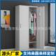 车间四门4二门更衣门铁皮衣柜锁员工储物柜办公柜宿舍带更衣柜厂