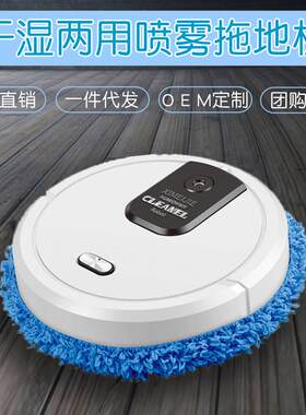 新款直销新品 智能拖地干湿两用喷雾拖地机 清扫机器人智能生活小