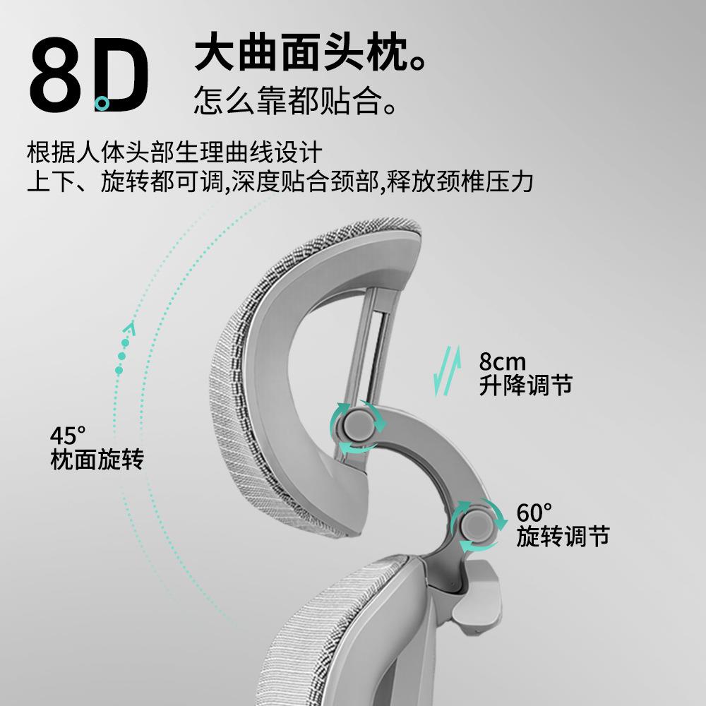 泰畅人工学办公椅透气网布电脑椅久坐体不累T204舒椅适午可休座椅