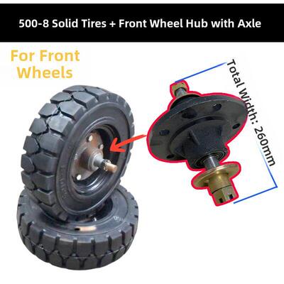 叉车胎400-8500-8650-1028x9-15载重实心轮胎升降改装工程橡胶轮