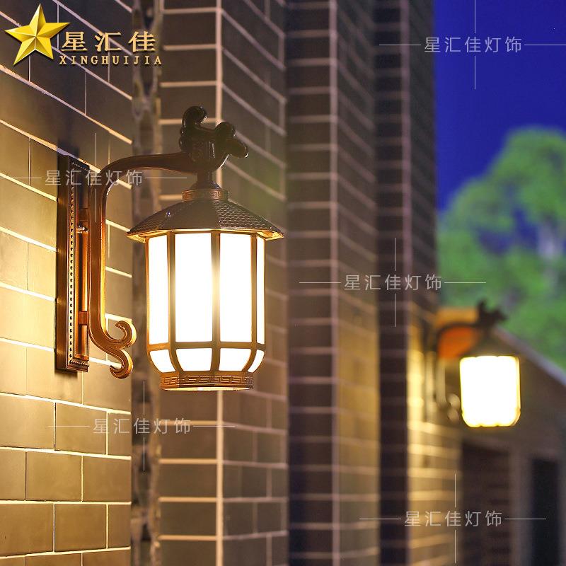 新式壁灯户外防水阳庭院别XHJ-TY10露墅大门口围墙柱台子室外台外