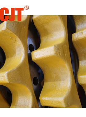 挖掘机驱动齿轮牙盘矿山淬火锻造卡克挖掘机齿圈泉州锦泰CCJT