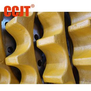 挖掘机驱动齿轮牙盘矿山淬火锻造卡克挖掘机齿圈泉州锦泰CCJT