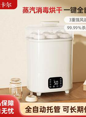 奶瓶消毒器带烘干二合一婴儿专用消毒柜宝宝温奶器家用蒸汽消毒锅