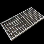 下水口踏步栅板雨水防盗排水沟钢格板板格镀锌不锈钢批发盖板