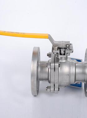 304不锈钢法兰球阀关Q41F阀16P不锈NZK钢门316两片式软-密封手柄