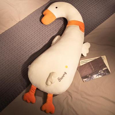 高档大白鹅恐龙抱枕生睡觉玩偶生款娃布娃毛绒玩女具抱着男睡公仔