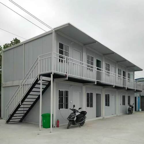 集装箱移动活动房住人防火打包箱临时简易快拼箱组合房屋活动板房
